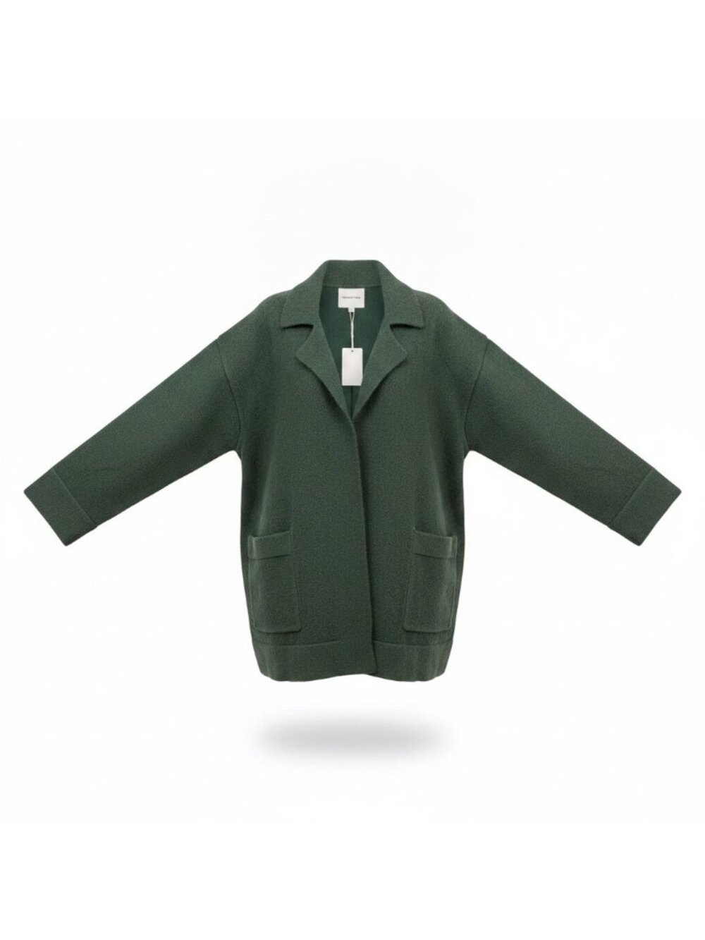 Thread & Supply Womens Hunter Green Open Front Cardigan Jacket Size M